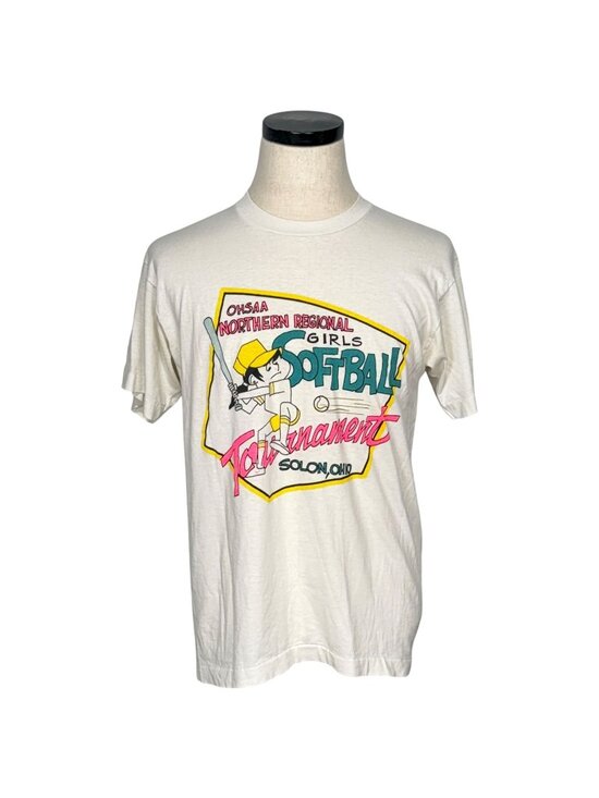 Screen Stars Best Other - OHSAA Girls Softball Tournament T-Shirt 90s Screen Stars Best Large White